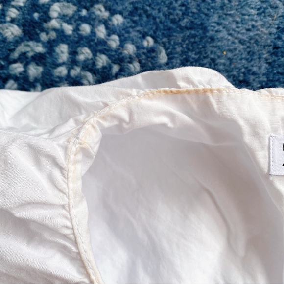 🐚 ZARA WHITE RUCHED CROP TOP! - Picture 12 of 16